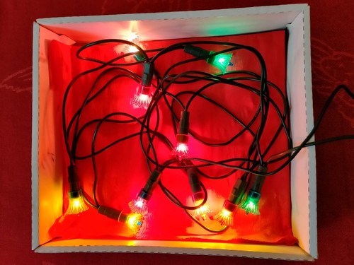 Luci albero natale vintage - luci, di