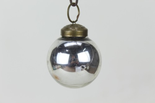 Vintage mercury glass ball - vintage,