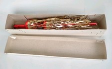 Puntale Vetro Vintage rosso